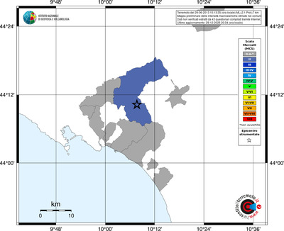Mappa MCS - territori comuni
