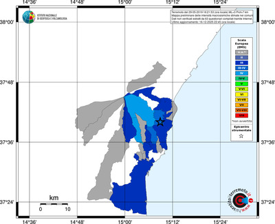 Mappa EMS - territori comuni