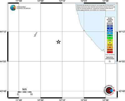 Mappa EMS - territori località