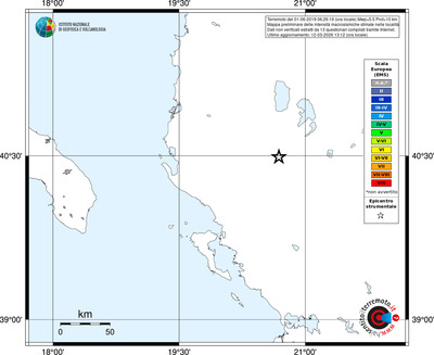 Mappa EMS - territori località