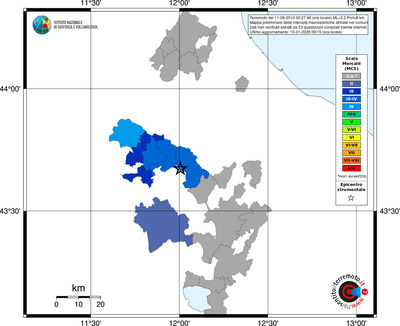 Mappa MCS - territori comuni