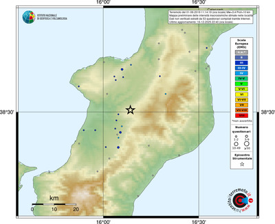 Mappa EMS - località