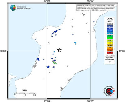 Mappa MCS - territori località