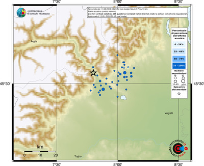 Mappa comuni con almeno 3 questionari