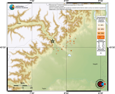 Mappa comuni con almeno 3 questionari