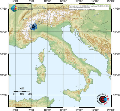 Area di invio delle email agli iscritti