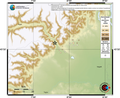 Mappa comuni con almeno 3 questionari