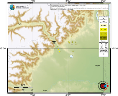 Mappa comuni con almeno 3 questionari