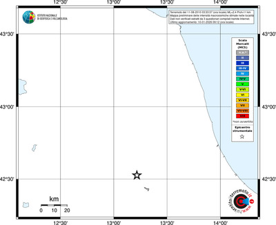 Mappa MCS - territori località
