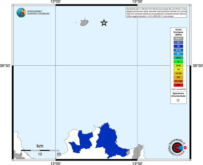 Mappa EMS - territori comuni