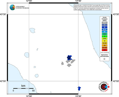 Mappa EMS - territori comuni