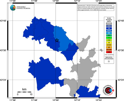 Mappa EMS - territori comuni