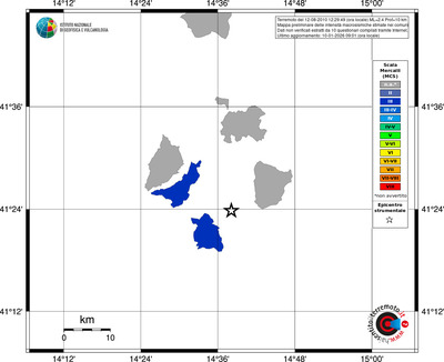 Mappa MCS - territori comuni