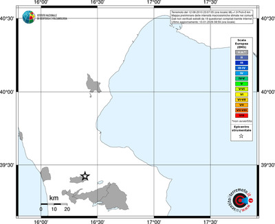 Mappa EMS - territori comuni