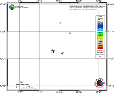 Mappa MCS - territori località