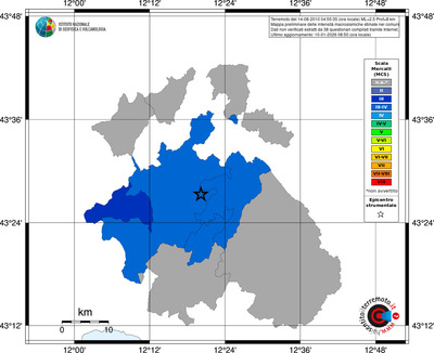 Mappa MCS - territori comuni