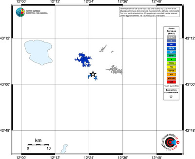 Mappa EMS - territori località