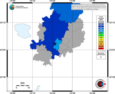 Mappa EMS - territori comuni