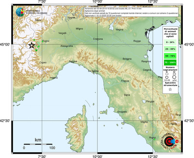 Mappa comuni con almeno 3 questionari