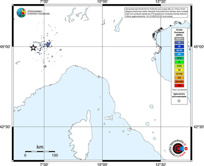 Mappa EMS - territori località