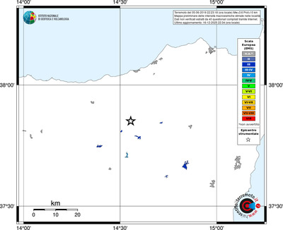 Mappa EMS - territori località