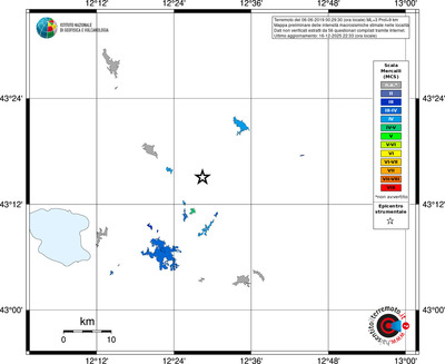 Mappa MCS - territori località
