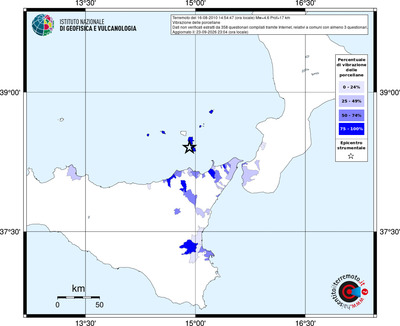 Mappa territorio comunale con almeno 3 questionari