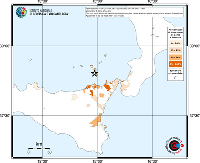 Mappa territorio comunale con almeno 3 questionari