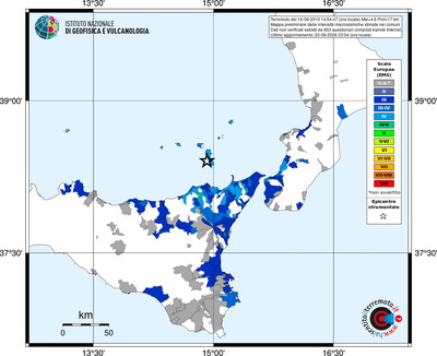 Mappa EMS - territori comuni