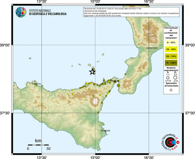 Mappa comuni con almeno 3 questionari
