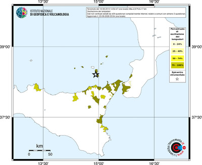 Mappa territorio comunale con almeno 3 questionari
