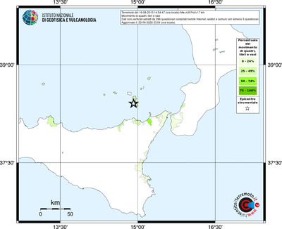 Mappa territorio comunale con almeno 3 questionari