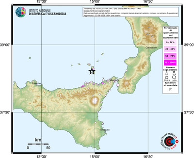 Mappa comuni con almeno 3 questionari