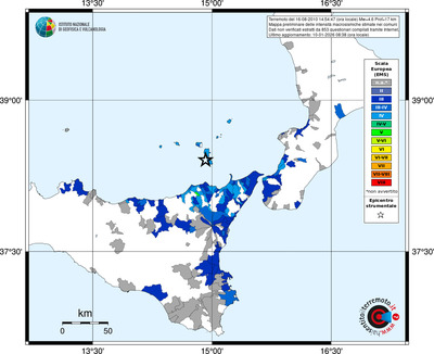 Mappa EMS - territori comuni