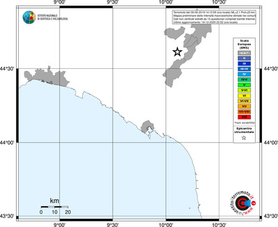 Mappa EMS - territori comuni