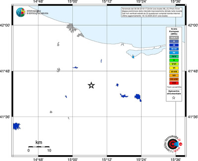 Mappa EMS - territori località