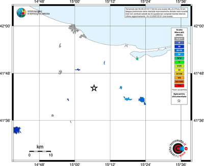 Mappa MCS - territori località