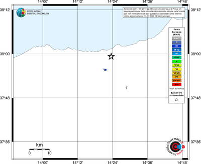 Mappa EMS - territori località