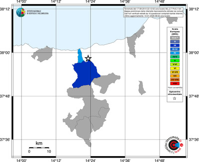 Mappa EMS - territori comuni