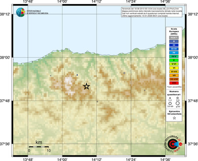 Mappa EMS - località