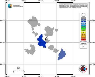 Mappa MCS - territori comuni