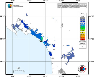 Mappa MCS - territori località