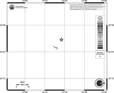 Mappa MCS - territori località