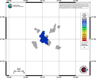Mappa EMS - territori comuni