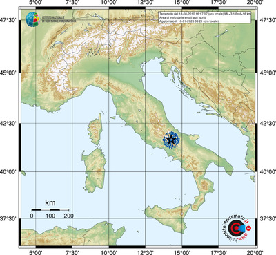 Area di invio delle email agli iscritti