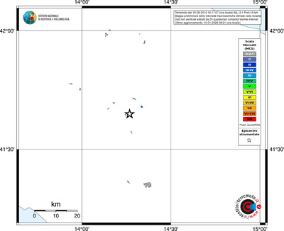 Mappa MCS - territori località
