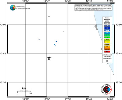 Mappa EMS - territori località