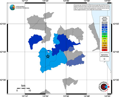 Mappa MCS - territori comuni