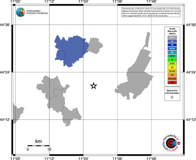 Mappa MCS - territori comuni