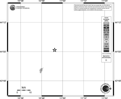 Mappa EMS - territori località